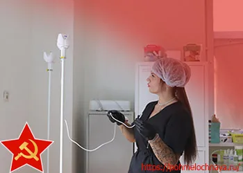 Капельница с врачом